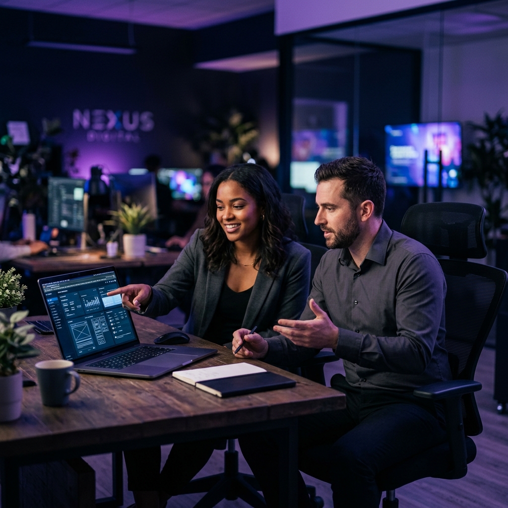 TheTechZio team working on digital solutions